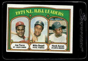 1972 TOPPS RBI LDRS AARON STARGELL BASEBALL CARD