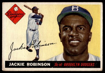 1955 TOPPS JACKIE ROBINSON BASEBALL CARD