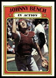 1972 TOPPS JOHNNY BENCH BASEBALL CARD