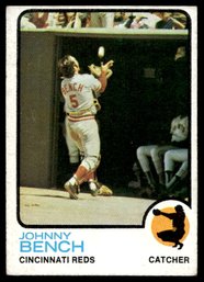 1973 TOPPS JONNY BENCH BASEBALL CARD