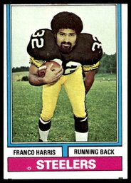1974 TOPPS FRANCO HARRIS FOOTBALL CARD