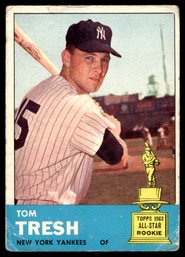1963 TOPPS TOM TRESH BASEBALL CARD