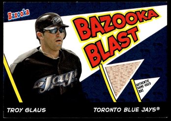 2006 BAZOOKA RELIC BAT TROY GLAUS BASEBALL CARD