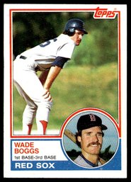 1983 TOPPS WADE BOGGS ROOKIE BASEBALL CARD