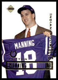 1998 COLL. EDGE PEYTON MANNING ROOKIE FOOTBALL CARD