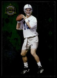1998 PINNACLE PEYTON MANNING ROOKIE FOOTBALL CARD