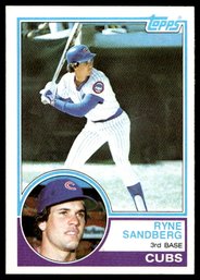 1983 TOPPS RYNE SANDBERG ROOKIE BASEBALL CARD