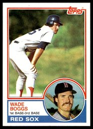 1983 TOPPS WADE BOGGS ROOKIE BASEBALL CARD