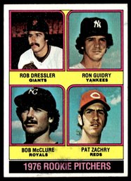 1976 TOPPS RON GUIDRY ROOKIE BASEBALL CARD