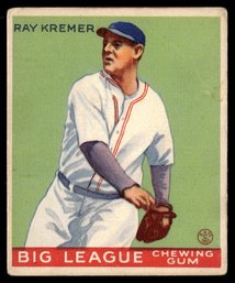 1933 GOUDEY RAY KREMER BASEBALL CARD