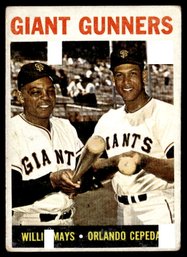 1964 TOPPS GIANT GUNNERS PAYS CEPEDA