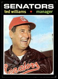 1971 TOPPS TED WILLIAMS BASEBALL CARD