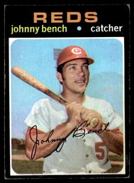 1971 TOPPS JOHNNY BENCH BASEBALL CARD