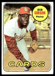 1969 TOPPS BOB GIBSON BASEBALL CARD