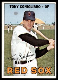 1967 TOPPS TONY CONIGIARO BASEBALL CARD