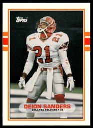 1989 TOPPS DEION SANDERS ROOKIE FOOTBALL CARD