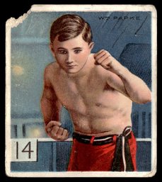 1910 T18 BILLY PAPKE MECCA TOBACCO BOXING CARD