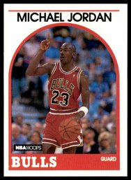 1989 HOOPS MICHAEL JORDAN BASKETBALL CARD