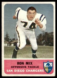 1962 FLEER RON MIX FOOTBALL CARD