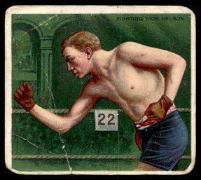 1910 T218 DICK NELSON MECCA TOBACCO BOXING CARD