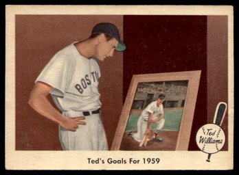 1959 FLEER TED WILLIAMS BASEBALL CARD