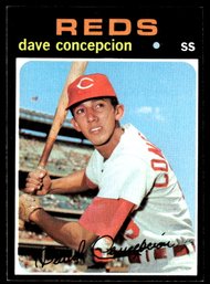 1971 TOPPS DAVE CONCEPTION ROOKIE BASEBALL CARD