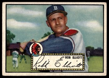 1952 TOPPS BOB ELLIOTT BASEBALL CARD