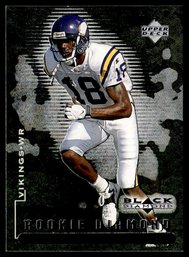 1998 UD BLACK DIAMOND RANDY MOSS ROOKIE FOOTBALL CARD