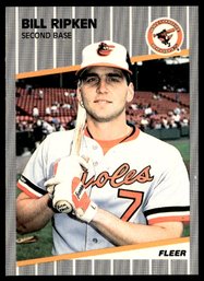 1989 FLEER FFACE ROOKIE ERROR BIL RIPKEN BASEBALL CARD