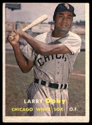 1957 TOPPS LARRY DOBY BASEBALL CARD