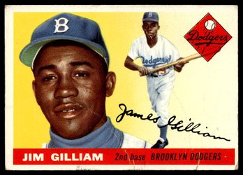 1955 TOPPS JIM GILLIAM BASEBALL CARD