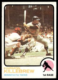 1973 TOPPS HARMON KILLEBREW BASEBALL CARD