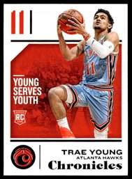 2018 CHRONICLES TRAE YOUNG ROOKIE BASKETBALL CARD