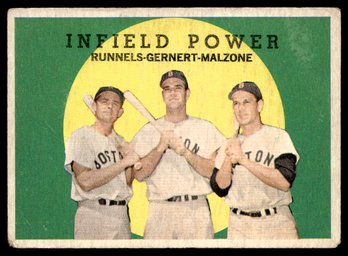 1959 TOPPS INFIELD POWER BASEBALL CARD