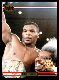 1991 PLAYERS INTERNATIONAL MIKE TYSON ROOKIE BOXING CARD