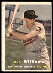 1957 TOPPS DICK WILLIAMS BASEBALL CARD