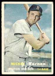 1957 TOPPS MICKEY VERNON BASEBALL CARD