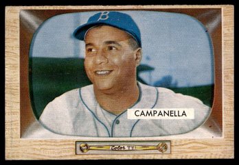 1955 BOWMAN ROY CAMPANELLA BASEBALL CARD