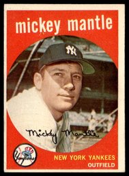 1959 TOPPS MICKEY MANTLE BASEBALL CARD