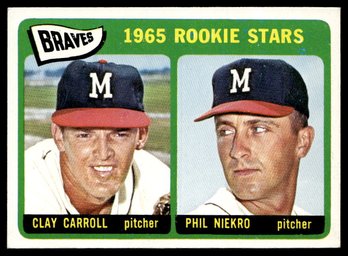 1966 TOPPS PHIL NIEKRO ROOKIE BASEBALL CARD