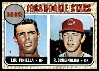 1968 TOPPS LOU PINIELLA ROOKIE BASEBALL CARD