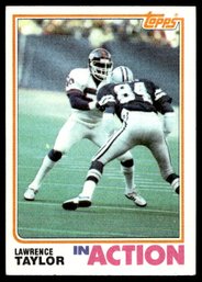 1982 TOPPS LAWRENCE TAYLOR ROOKIE FOOTBALL CARD