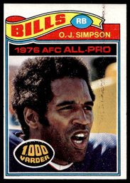 1977 TOPPS OJ SIMPSON FOOTBALL CARD