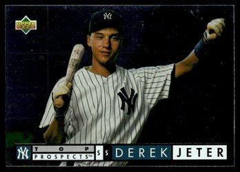 DEREK JETER ROOKIE BASEBALL CARD