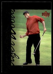 2001 UD TIGER WOODS ROOKIE GOLF CARD