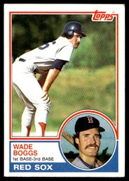 1983 TOPPS WADE BOGGS ROOKIE BASEBALL CARD