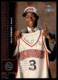 1996 UPPER DECK ALLEN IVERSON ROOKIE BASKETBALL CARD