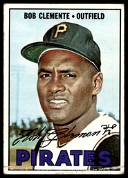 1967 TOPPS ROBERTOR CLEMENTE BASEBALL CARD