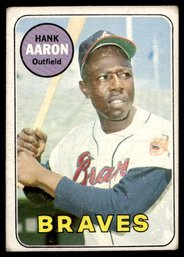 1969 TOPPS HANK AARON BASEBALL CARD