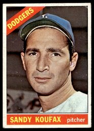 1966 TOPPS SANDY KOUFAX BASEBALL CARD